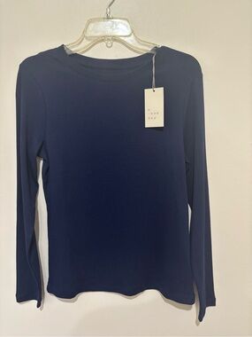 a new day Navy Long-Sleeve Crewneck Top - Women